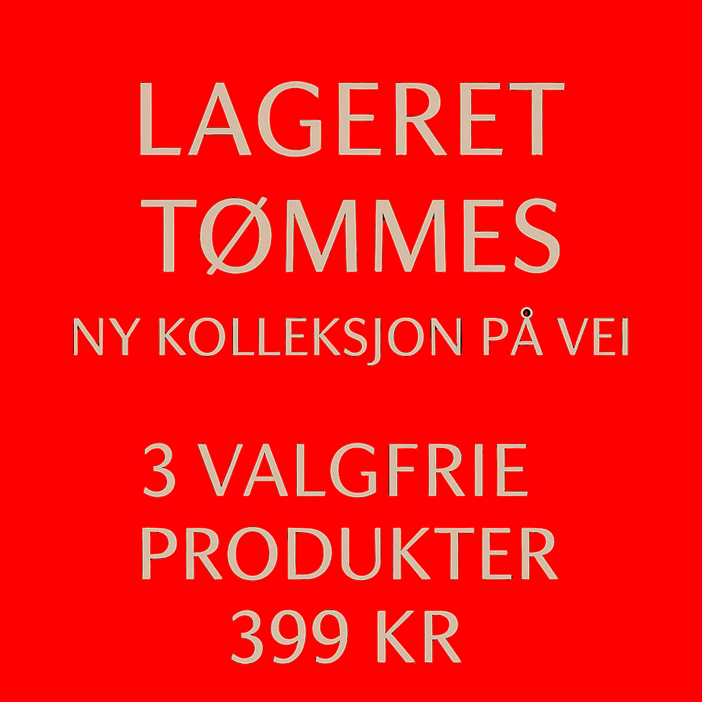 3 valgfrie produkter – Pakkepris 399 kr